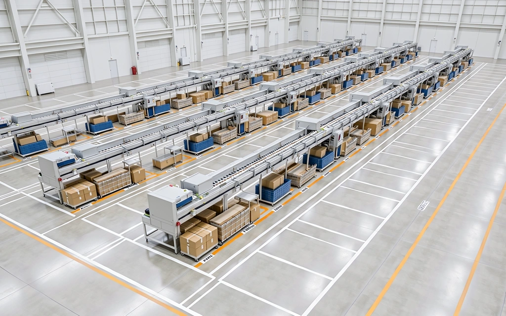 Modern logistics facility